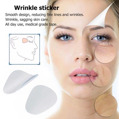极速12-54pcs Reusable Silicone Anti-wrinkle Face Forehead St