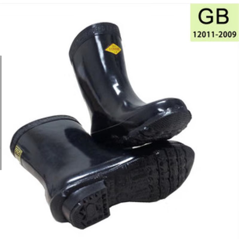 高压绝缘电工水鞋6KV20kv25kv30KV电力绝缘中筒高筒劳保雨鞋黑色3