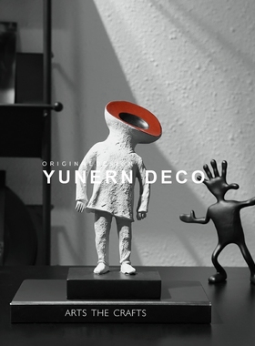 简约现代样板房间售楼处酒店抽象艺术人物雕塑摆件家居软装饰品