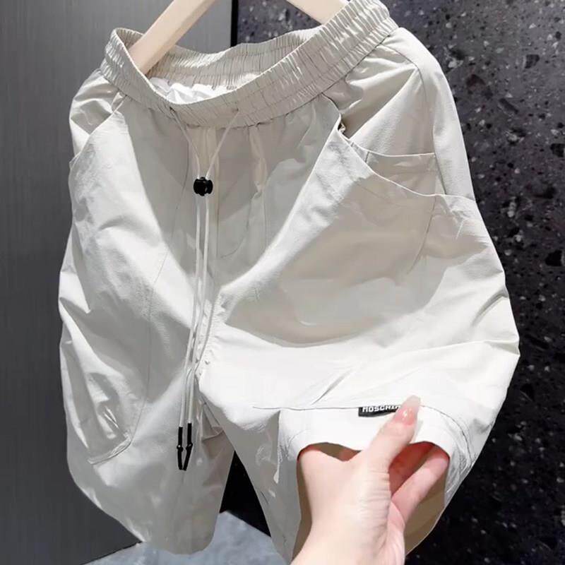 夏季男生短裤外穿宽松休闲 五分裤百搭潮牌薄款工装沙滩裤男裤衩