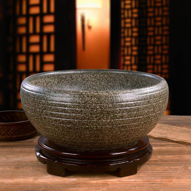 景德镇陶瓷金鱼缸乌龟缸古法老式养鱼池塘缸阳台睡莲碗莲荷花盆缸