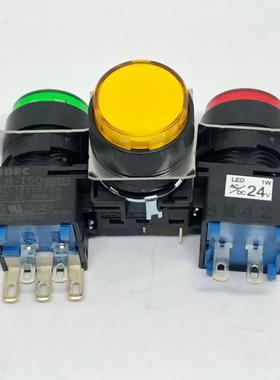IDEC和泉LB1L-  LB-T50 T10 M1T54G 54R 54Y自复位按钮开关5脚24V