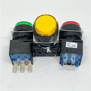 54R IDEC和泉LB1L 54Y自复位按钮开关5脚24V M1T54G T10 T50