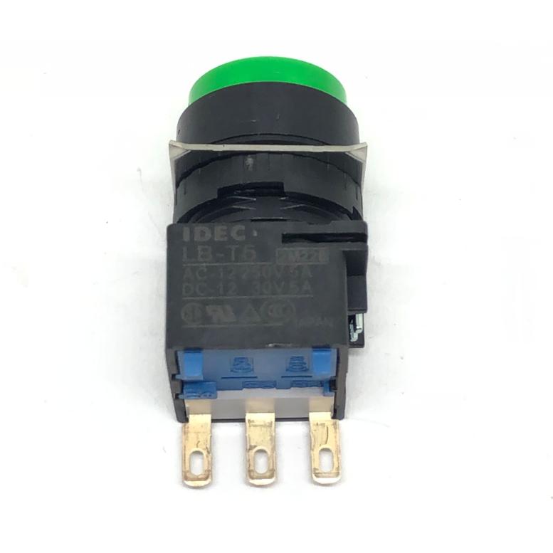 IDEC和泉LB1B- LB-T5 M1T5G M1T5R T6W M1T6Y M1T6R自复位3脚开关