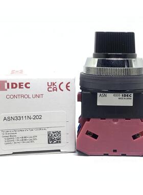 IDEC和泉ASN3311N-202选择开关3档自复位孔30mm