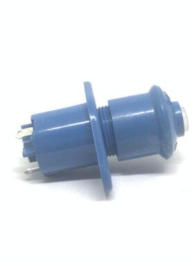 蓝色氩弧焊机配件无锡款氩弧焊机控制开关航空插头三芯塑料插头