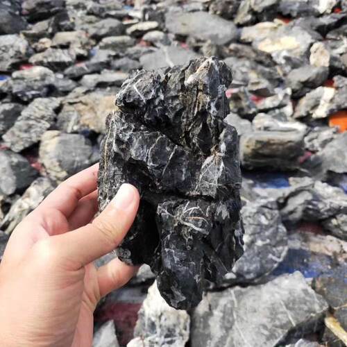 水草鱼缸造景装饰水陆缸盆景景观园林aquarium stone石头青龙石