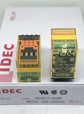 IDEC正品RU4S-C-A220 V日本和泉RU4SCAC220V继电器RU45-C