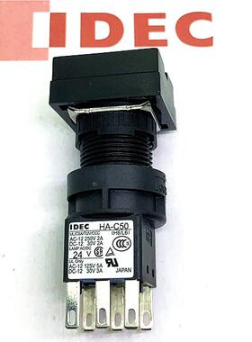 IDEC原装正品LW2L-M1C14G日本和泉按纽开关 R S Y 多色LW-C10 24V