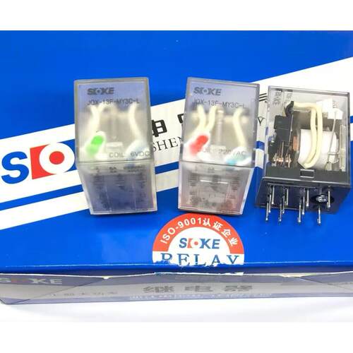 申乐JQX-13F-MY3C继电器11脚3组转换MY3C-L-DC6V AC220V D24V