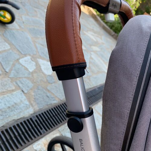 极速Baby Stroller Armrest For Cybex balios s push bar Pu Pro