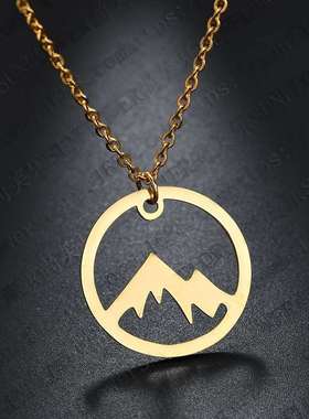 极速Versatile Necklace Tricolor Mountain Valley Ladies Clavi