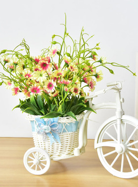 小花车屋内可爱摆件儿童房装修小摆饰创意女生房间卧室软装饰品