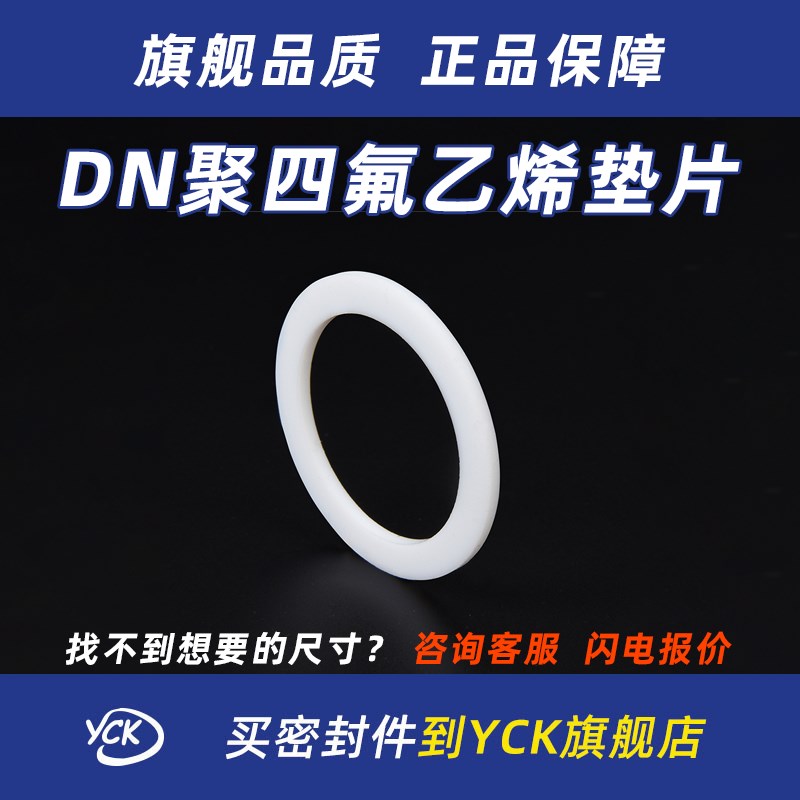 四氟法兰垫片DN 15/20/25/32/40/50/65/80/100/125/150/200/250