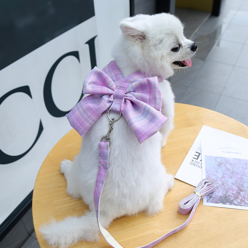 狗狗牵引绳狗链子中小型犬遛狗绳子背心式泰迪柯基法斗宠物胸背带