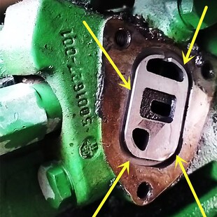 5E1004 954分配器外壁O 904 极速R264306约翰迪尔拖拉机原厂配件5