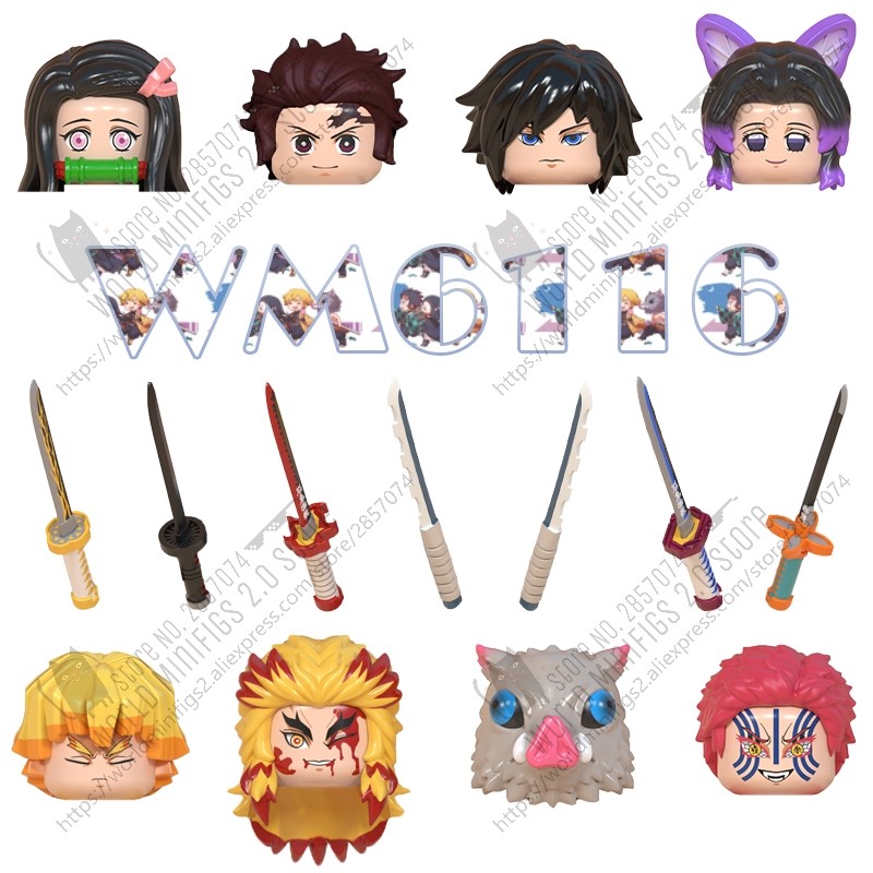 Anime Series Demon Slayer Mugen Train WM6116 Tanjirou Nezuko