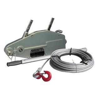 冠航铝合金钢丝绳手扳葫芦0.8T1.5吨3.2T5T30M米钢丝绳拉紧器 0.8