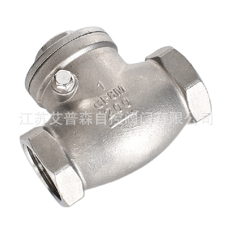 H14W-16P不锈钢丝扣止回阀   安装方便灵活  DN15-DN100