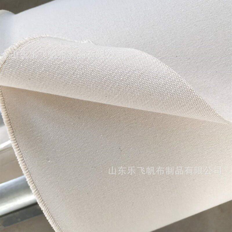 厂家 1.8米宽 涤棉白帆布 加厚加密老帆布凉席布料批发
