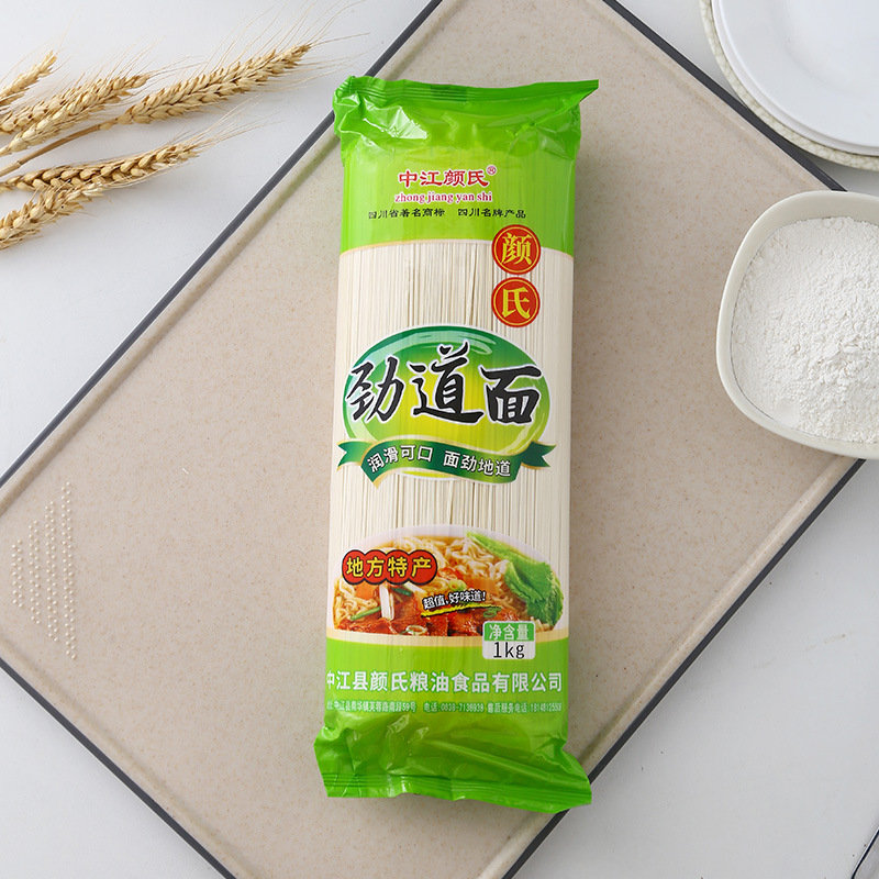 中江颜氏面劲道面扁细面