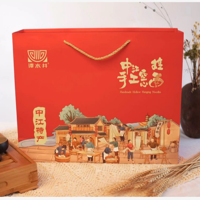 中江手工空心挂面特细山药薏仁面