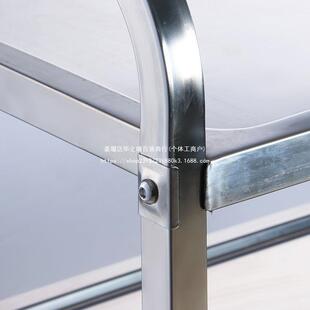 加厚无品牌/不锈摆钢餐车小推店车二三层酒商厅用餐传菜车移动摊