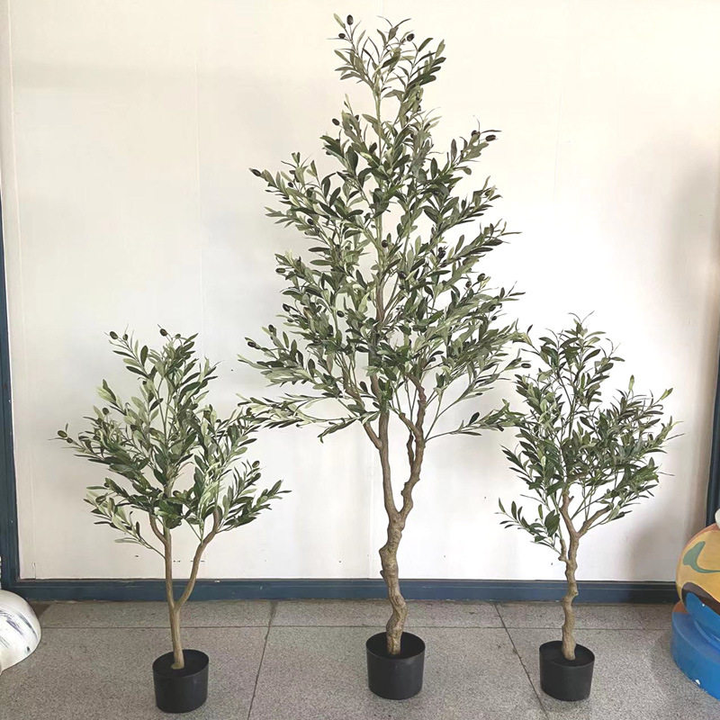 工厂店仿真橄榄树小树假树橄榄果树盆栽客厅装饰造景拍摄道具摆设