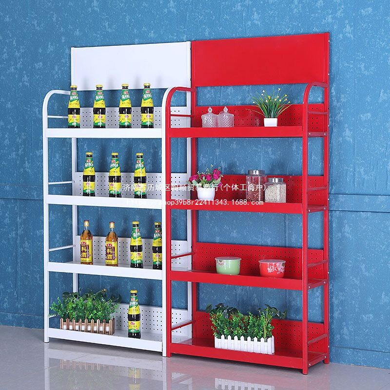 机油货架粮油调料展示架饮料架新款加厚超市货架小货架