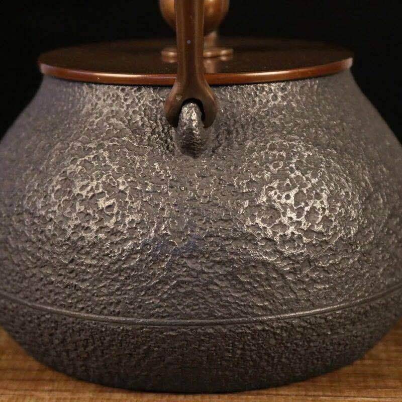 铁壶【泡海老一色1100毫天升】蜡模手工铁壶海天一色日式铁壶铸铁