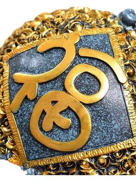 树脂工品欧式蓝色大号幸福猪摆件意创艺客厅电视柜C0050-1居装饰