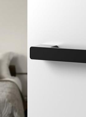 极生态门锁室门锁卧现代简约简隐形门房门把手静音磁吸房间门WTD