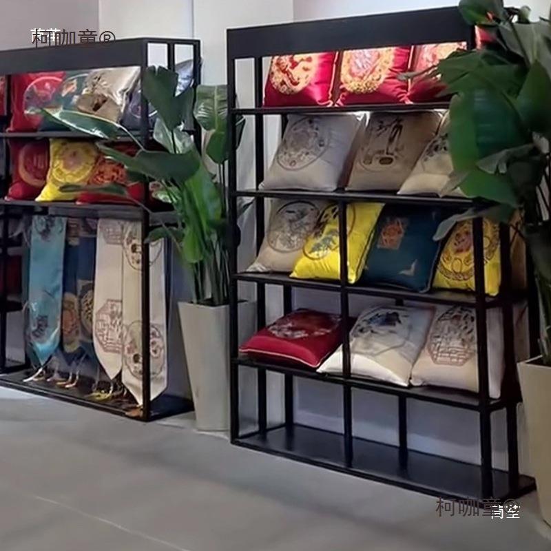 枕窗帘样布品抱展版示架软装布艺吊卡架墙纸壁445本牢固陈列架麦