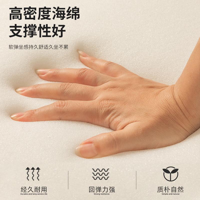 单人马蹄绒酒实木沙厅发可拆WCT洗店民宿休闲椅客阳台洽接待沙谈