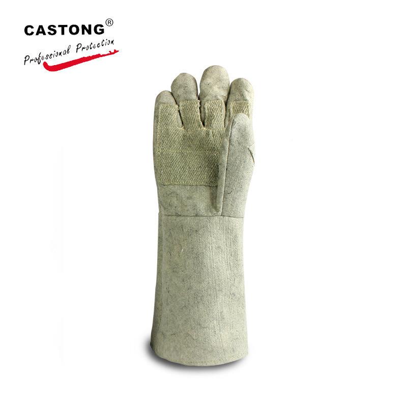 卡司顿ABG-5T-4炼5加长高度耐温手套500加厚隔热防ZXZ热防烫熔手