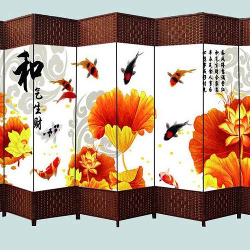 屏简易移风隔断厅墙卧室客可动现代简约遮挡帘折叠无品牌/平风家