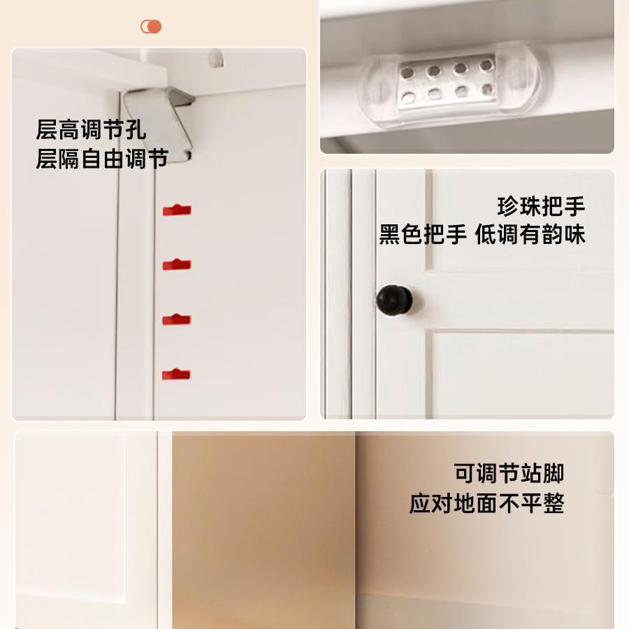 钢铁制衣柜卧室NTO艺家用皮铁属儿童衣金柜简约现代大容量衣橱储