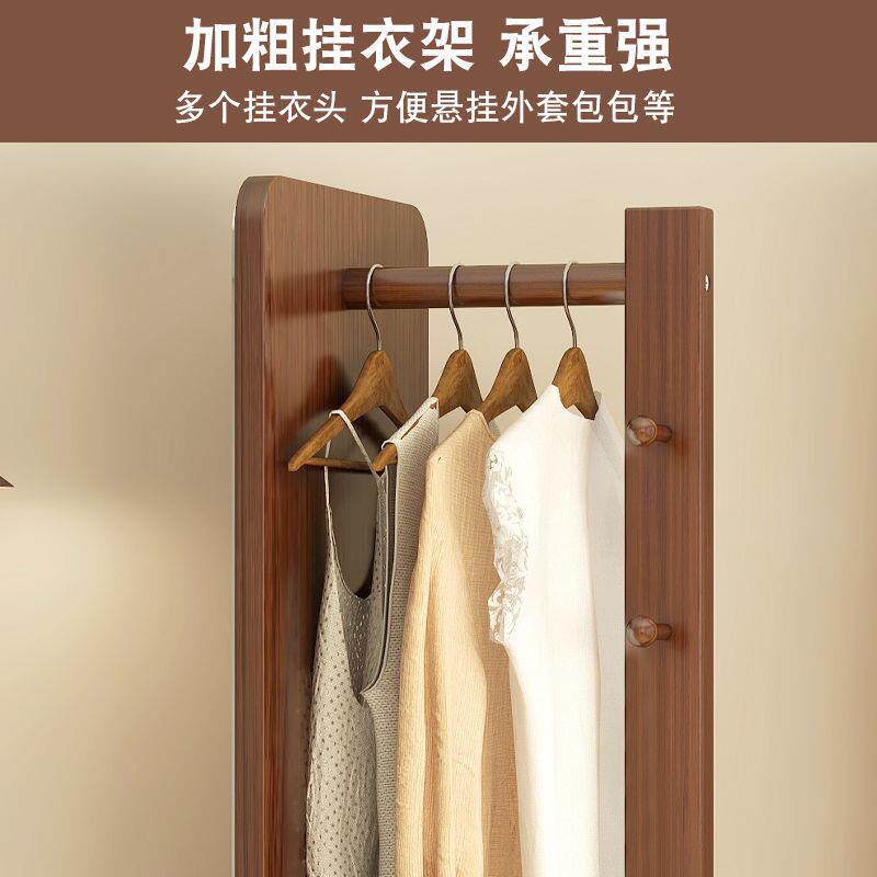 旋挂衣架卧室落全身镜物架带镜子地一体客YMX-12厅家用置可移转动