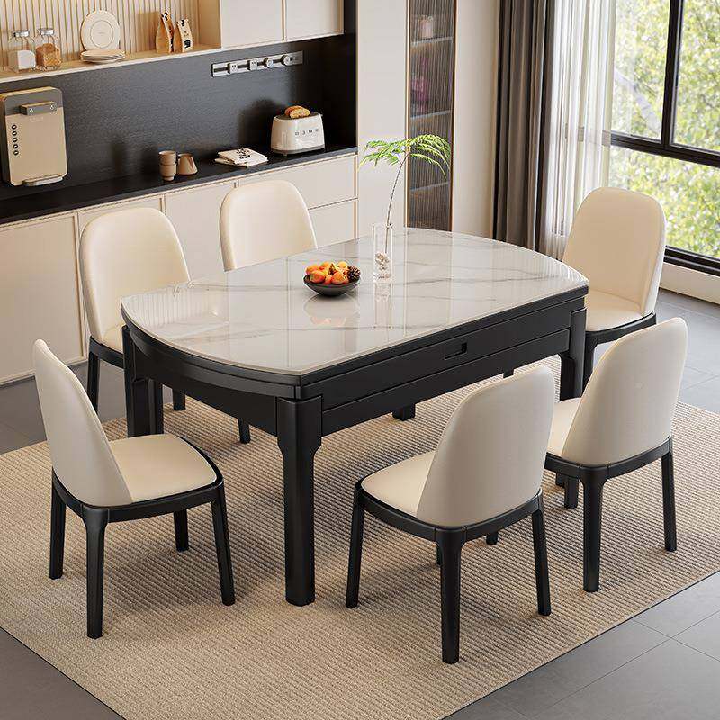 全实木叠岩板桌椅组FS758823合家餐用小户型伸缩折可圆吃饭桌变w&,畜牧/养殖物资,特种养殖设备,淘宝优惠券,粉丝福利购,淘宝优惠卷