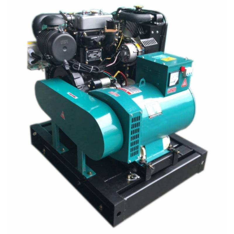 工程柴油单缸水冷发电机10015KW20KW3KW农用小0型缸发柴油单电机