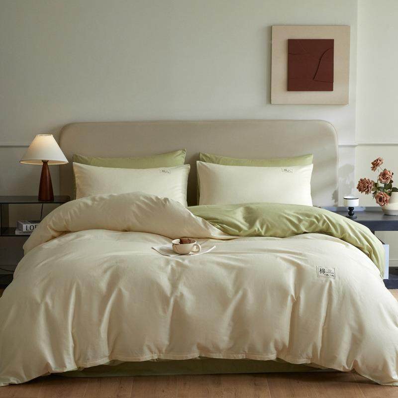 纯色双套拼全棉四套酒店件四件套床笠四件件套宿舍长绒棉三套床单,床上用品,床品套件/四件套/多件套,淘宝优惠券,粉丝福利购,淘宝优惠卷