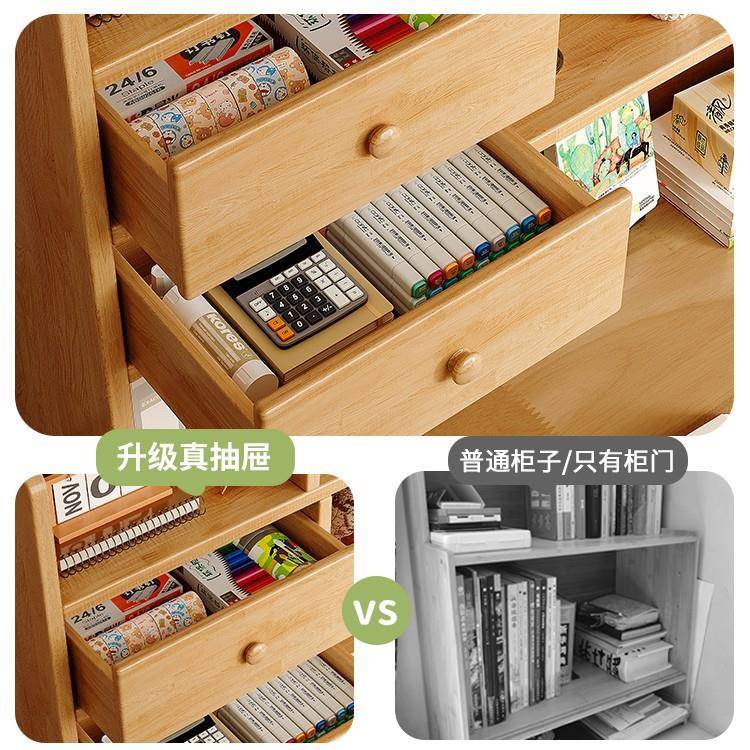桌实木架桌面置物架学生多书上收纳架子XPO办公立式书层飘窗小型