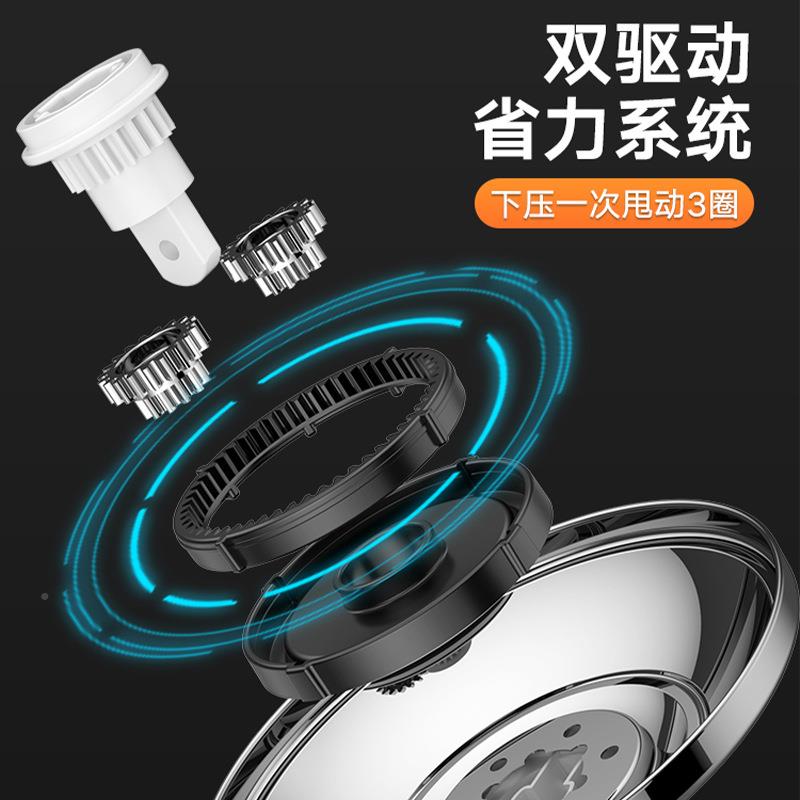 转旋拖桶免手洗懒人家用拖湿1ghx+808地板不锈钢桶干两用拖布清洁
