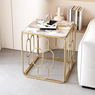 意式极简岩板边几客厅红发沙边桌家阳台YYF小茶网几卧室创意床头