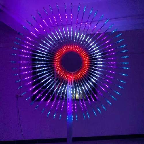 户景区动态爆闪烟装花灯仿真外LED烟花灯礼花灯景节日氛围ZFF饰观