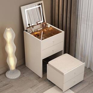 床主卧梳妆台折叠一卧室小户型化妆台头斗翻柜体简约1化妆桌镜子