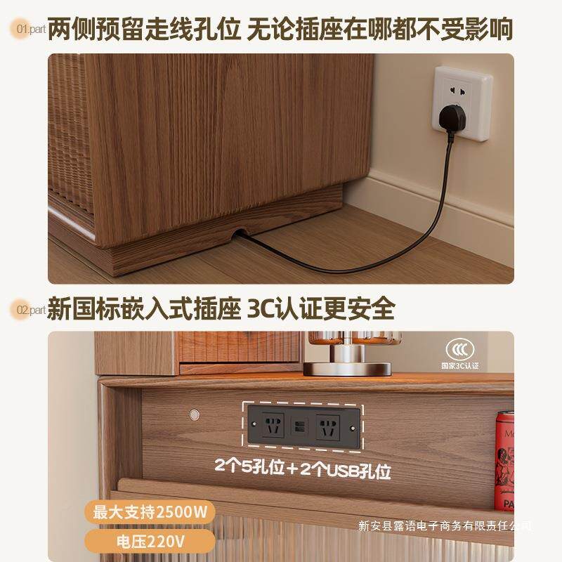 新用款吧实木台桌家阳台休闲可BZ002伸子缩小户型隔断窄岛台餐边