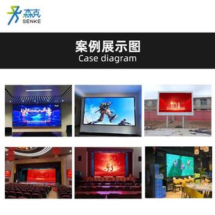 森LED全彩屏商显示屏室外户外营橱地训克练用场宣传栏电子DFL板报