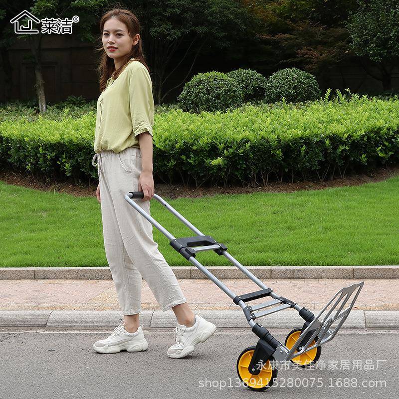 号折叠便携手拉货车进货小推车购物车拖大车拉杆车行李搬运手推车