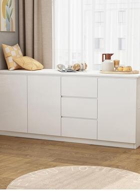 实木可飘15431柜窗阳柜台柜可坐落地窗台柜收纳柜矮落地窗储柜物